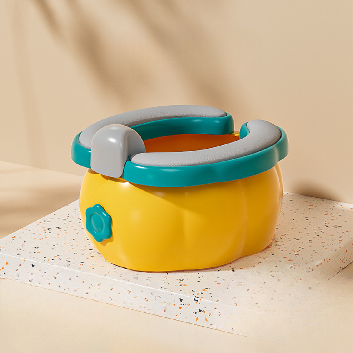 3-in-1 Kids Potty Training Seat – Portable Toddler Toilet with Back Support, Soft Cushion & Detachable Lid