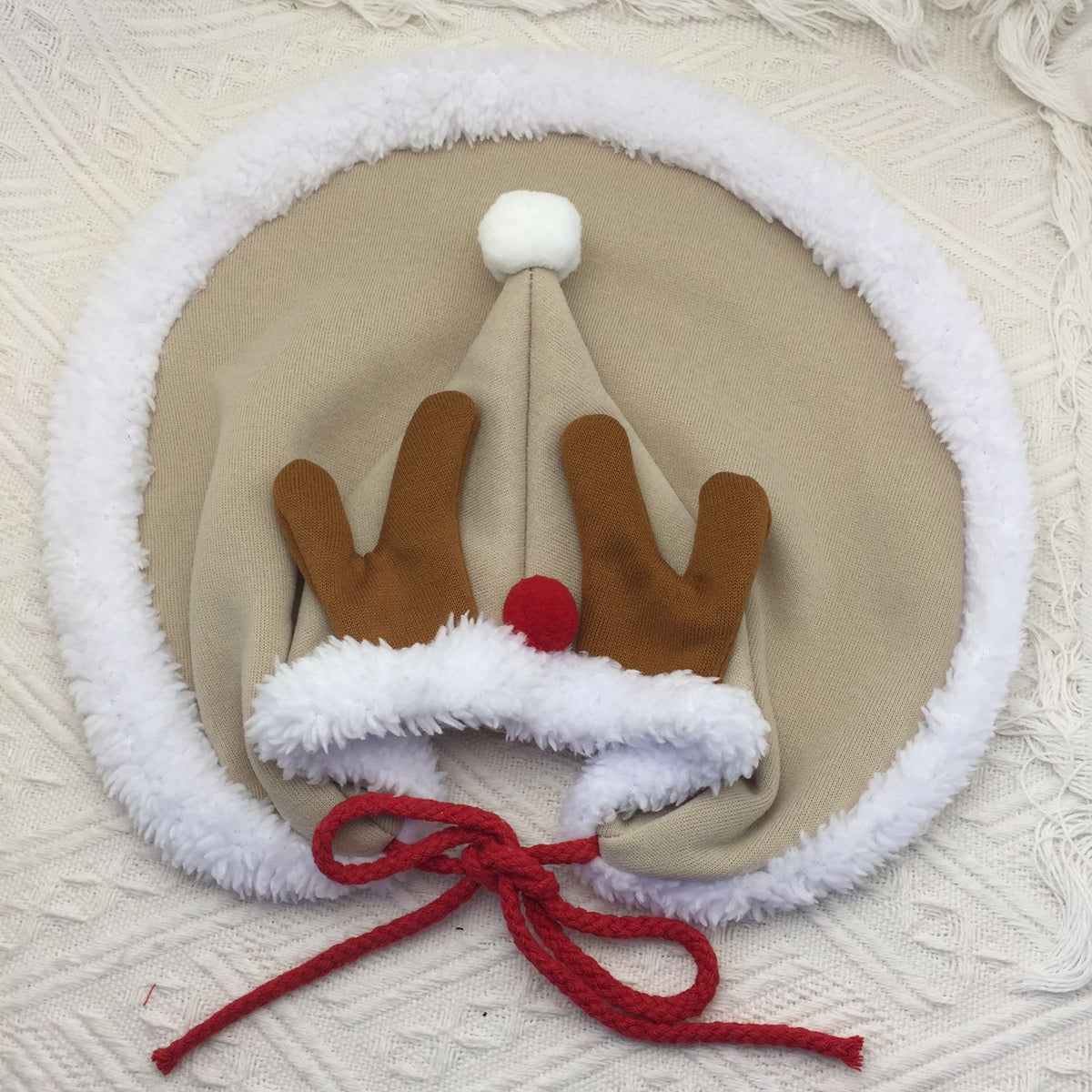 Pet Christmas Clothes Dog Teddy Autumn and Winter Cloak Cat Cloak Clothes Birthday Party Decoration Clothing Dog