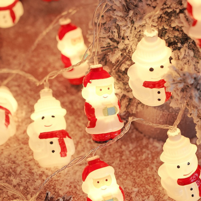 Santa Lighting Led Small Light String Lights Christmas Lights Iron Christmas Decorative Lights Christmas Tree Led Lights String