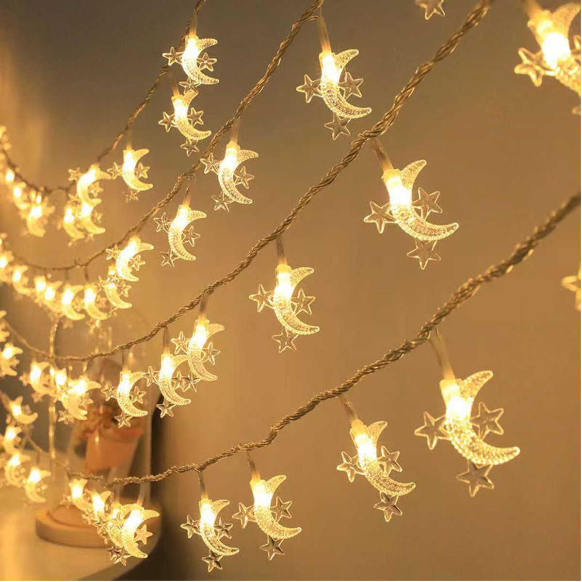 Solar Model String Lights Unplugged Outdoor Camping Style Atmosphere Light String Lights Stall Lights Room Decoration Lights Led Tree Lights