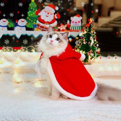 Christmas Costume Shawl Cape Pet Clothes Christmas Halloween Big Dog Christmas Costume Pet Clothing