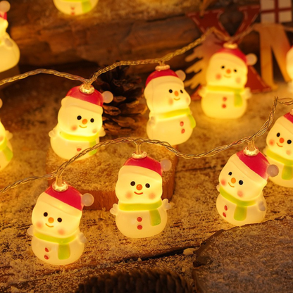 Santa Lighting Led Small Light String Lights Christmas Lights Iron Christmas Decorative Lights Christmas Tree Led Lights String