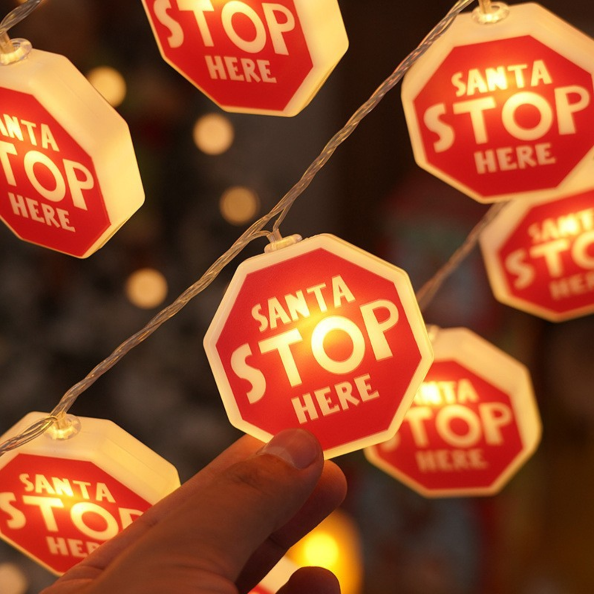 Santa Lighting Led Small Light String Lights Christmas Lights Iron Christmas Decorative Lights Christmas Tree Led Lights String