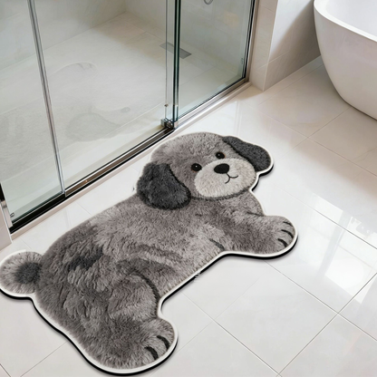 Cute Pet Diatomaceous Earth Entryway Mat, Non-Slip Bathroom Home Decor