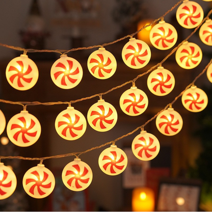 Santa Lighting Led Small Light String Lights Christmas Lights Iron Christmas Decorative Lights Christmas Tree Led Lights String