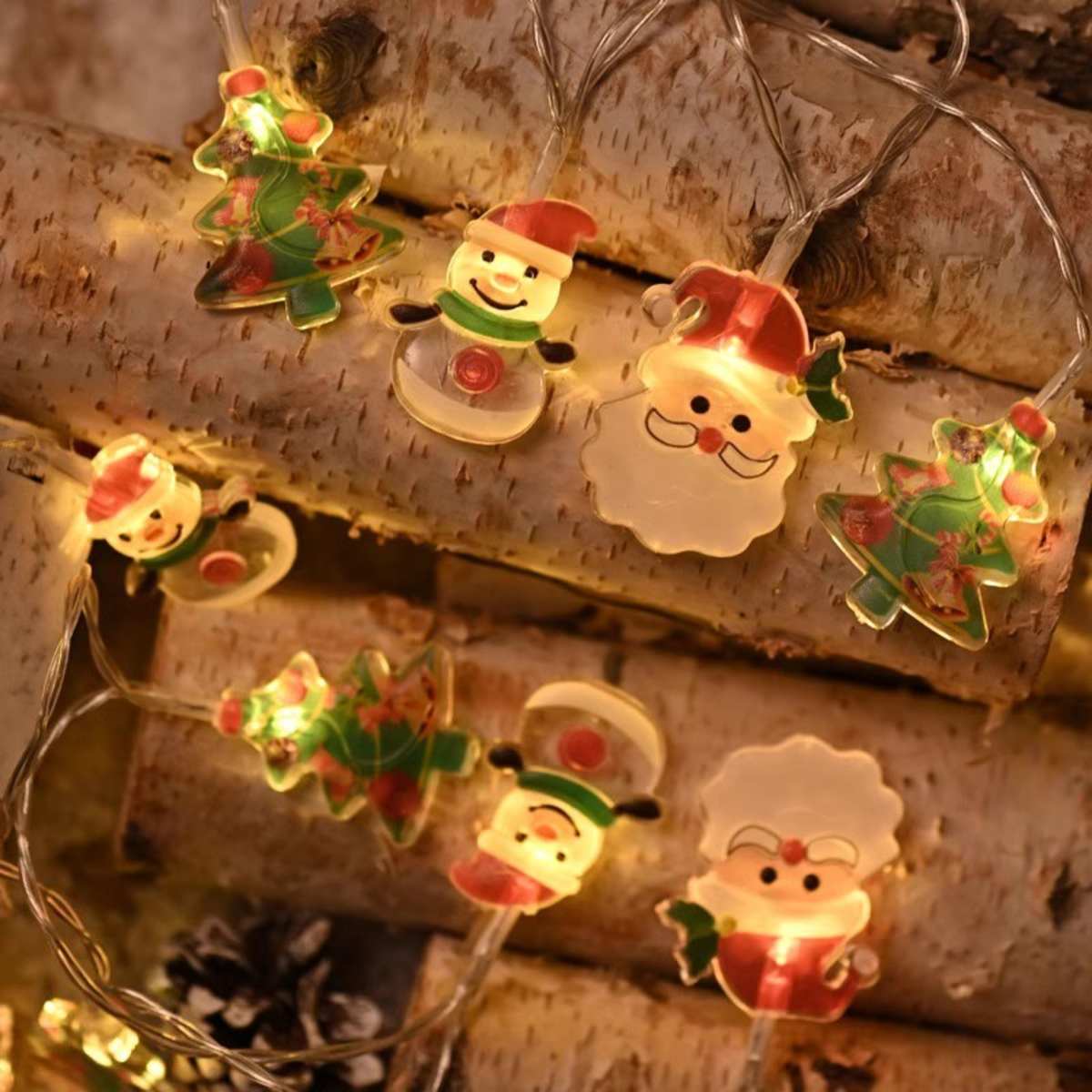 Santa Lighting Led Small Light String Lights Christmas Lights Iron Christmas Decorative Lights Christmas Tree Led Lights String