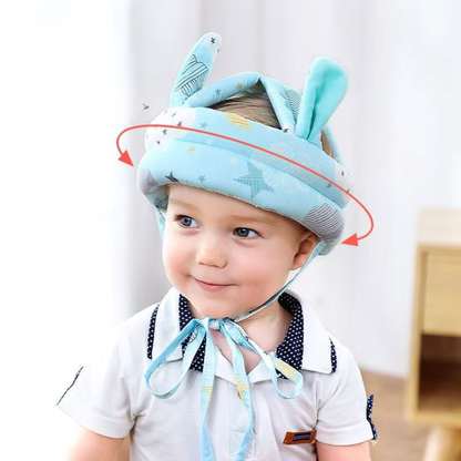 Baby Head Protection Helmet – Pure Cotton Breathable Toddler Safety Hat for Crawling, Walking & Play