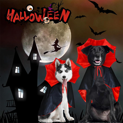 Halloween Vampire Cat and Dog Costumes, Atmospheric Magic Witch Cloaks, Funny Cat and Dog Cloaks