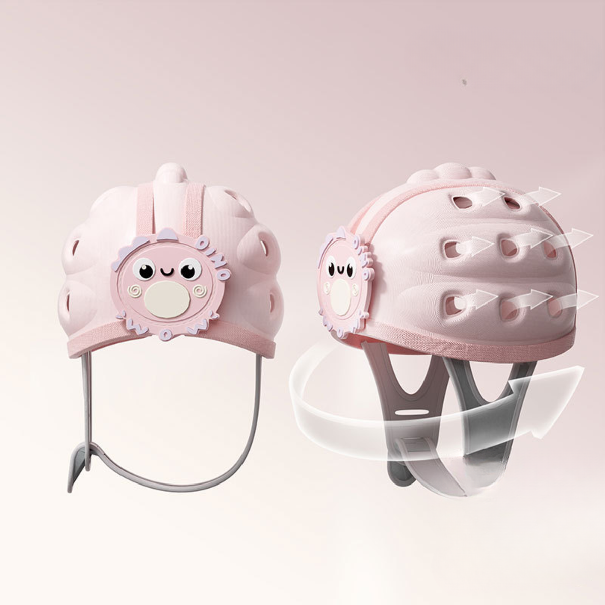 Baby Protective Safety Helmet – Lightweight Breathable Toddler Head Protection Hat for Crawling & Walking
