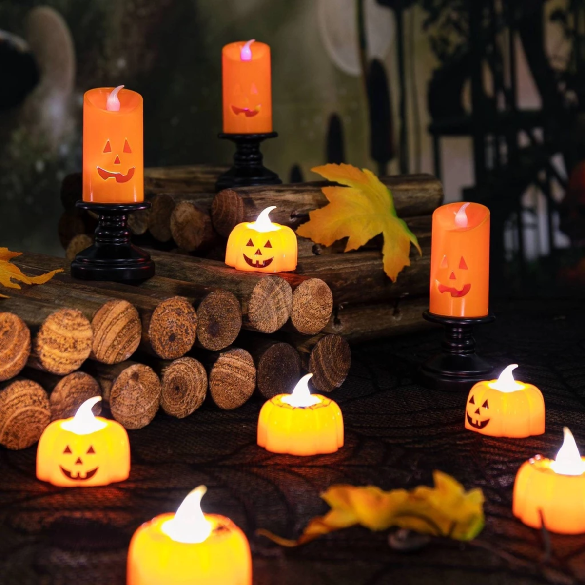 Halloween Decorative Pumpkin-Shaped LED Light