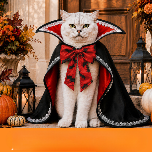Pet Halloween Costume Cape Bat Transformation Cosplay Dog Cat Clothing Shawl with Hat Funny