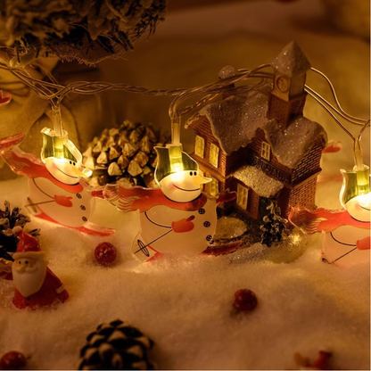 Santa Lighting Led Small Light String Lights Christmas Lights Iron Christmas Decorative Lights Christmas Tree Led Lights String