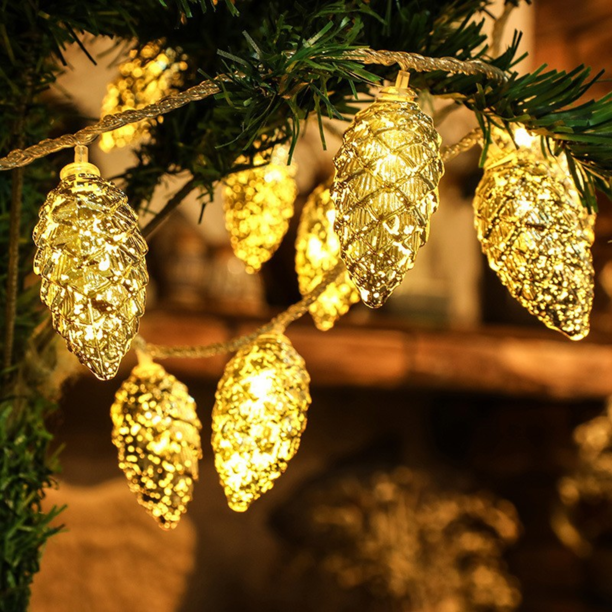Santa Lighting Led Small Light String Lights Christmas Lights Iron Christmas Decorative Lights Christmas Tree Led Lights String