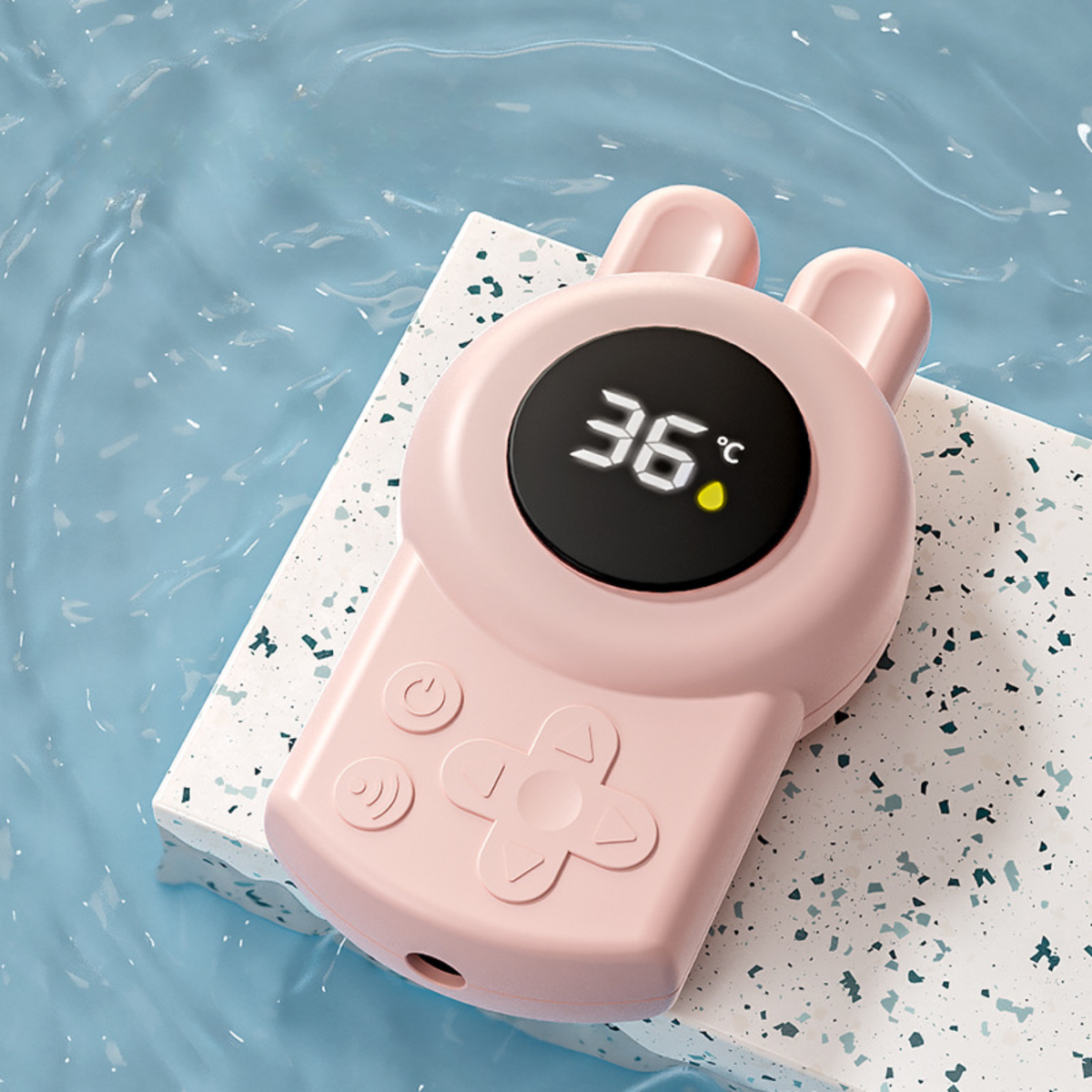 Baby Bath Thermometer – Digital Floating Water Temperature Monitor with 3-Color Alert