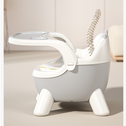 2-in-1 Toddler Feeding Chair with Wheels – Convertible Baby Dining & Activity Seat