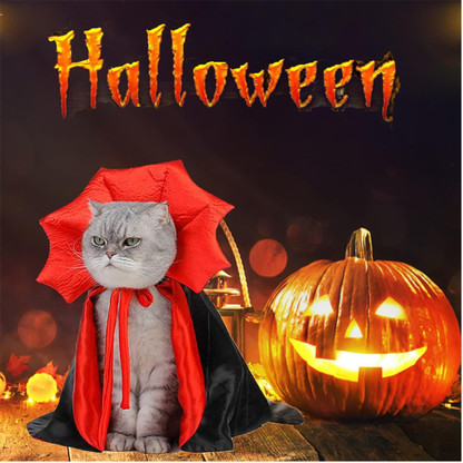 Halloween Vampire Cat and Dog Costumes, Atmospheric Magic Witch Cloaks, Funny Cat and Dog Cloaks
