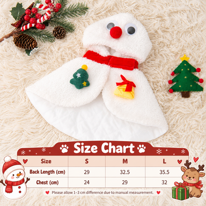 Pet Cat and Dog Hat Headwear Christmas Scarf Cloak Transformation Cloak Christmas Pet Clothes