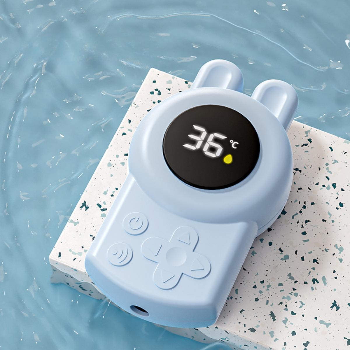 Baby Bath Thermometer – Digital Floating Water Temperature Monitor with 3-Color Alert