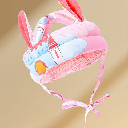 Baby Head Protection Helmet – Pure Cotton Breathable Toddler Safety Hat for Crawling, Walking & Play