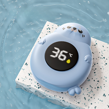 Baby Bath Thermometer – Digital Floating Water Temperature Monitor with 3-Color Alert