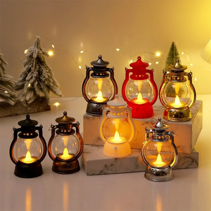Halloween Decoration Children's Portable Retro Horror Atmosphere Kerosene Lamp Bar Party Atmosphere Creative Layout Props