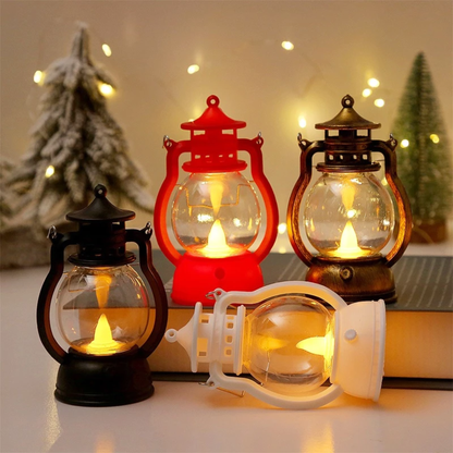 Halloween Decoration Children's Portable Retro Horror Atmosphere Kerosene Lamp Bar Party Atmosphere Creative Layout Props