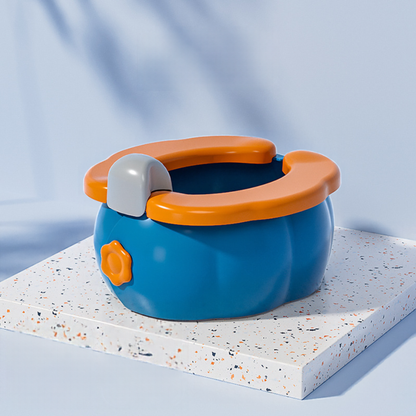 3-in-1 Kids Potty Training Seat – Portable Toddler Toilet with Back Support, Soft Cushion & Detachable Lid