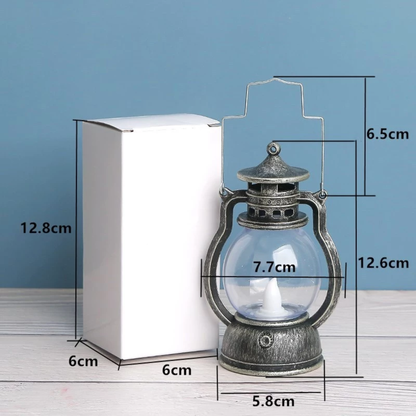 Halloween Decoration Children's Portable Retro Horror Atmosphere Kerosene Lamp Bar Party Atmosphere Creative Layout Props