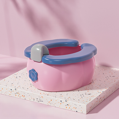 3-in-1 Kids Potty Training Seat – Portable Toddler Toilet with Back Support, Soft Cushion & Detachable Lid