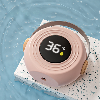 Baby Bath Thermometer – Digital Floating Water Temperature Monitor with 3-Color Alert