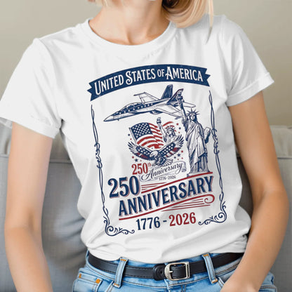 USA 250th Anniversary Statue of Liberty Tee - TSP250A017