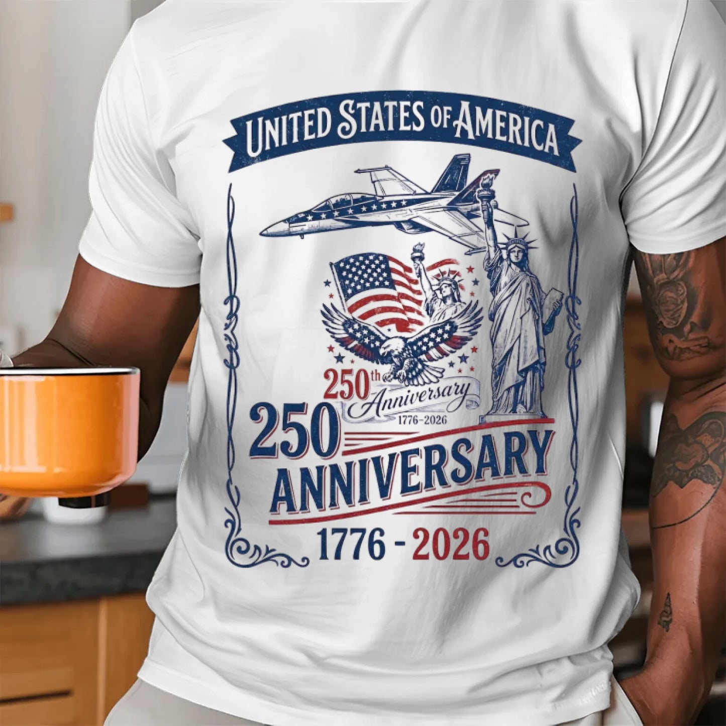 USA 250th Anniversary Statue of Liberty Tee - TSP250A017