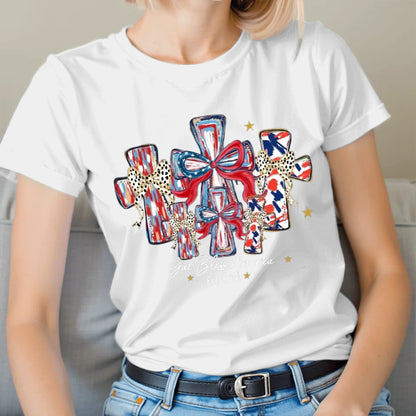 God Bless America Cross Bows Patriotic T-Shirt - TSP250A033