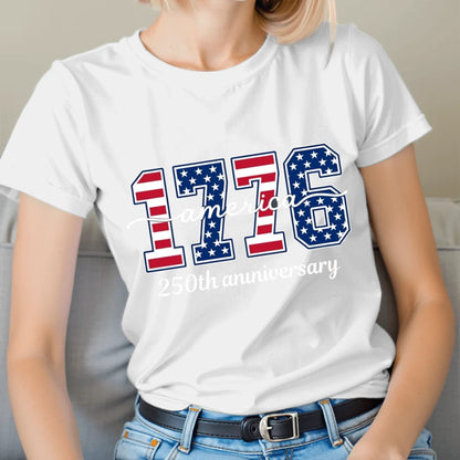 Vintage 1776 America 250th Anniversary T-Shirt - TSP250A052