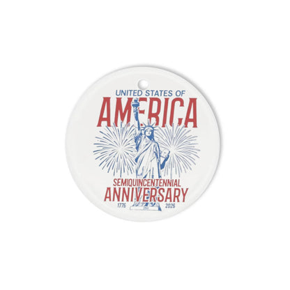 United States of America Semiquincentennial Anniversary Ornament - SKU016