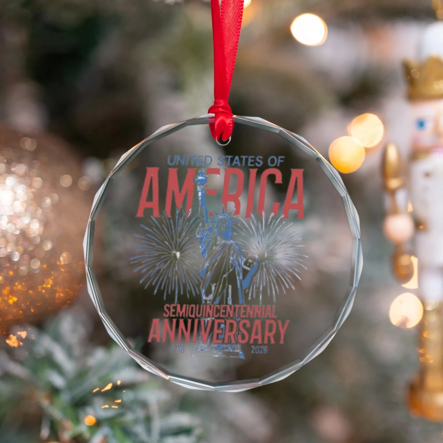 United States of America Semiquincentennial Anniversary Ornament - SKU016