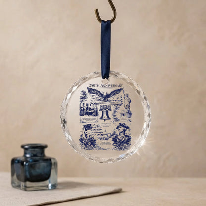USA 250th Anniversary Vintage Ornament Liberty Bell Washington - SKU010