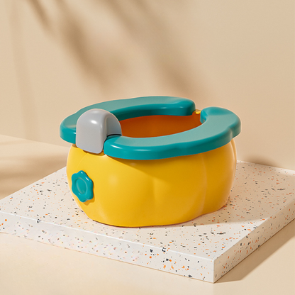 3-in-1 Kids Potty Training Seat – Portable Toddler Toilet with Back Support, Soft Cushion & Detachable Lid