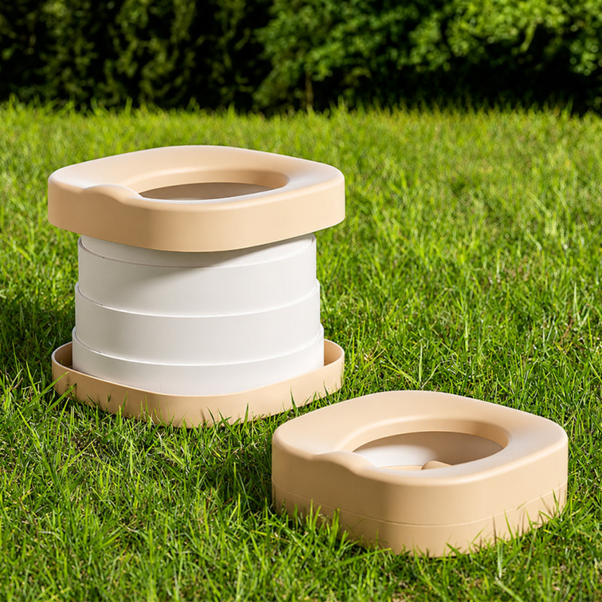 Portable Folding Potty for Kids – Collapsible Toddler Travel Toilet, Compact Potty Training Seat for Home & Travel