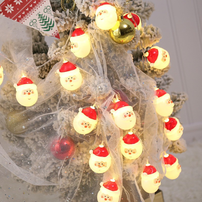 Santa Lighting Led Small Light String Lights Christmas Lights Iron Christmas Decorative Lights Christmas Tree Led Lights String