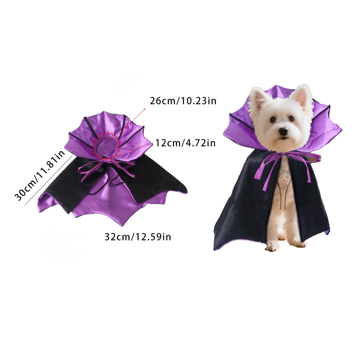 Halloween Pet Costumes Cat Pumpkin Cape Wizard Hat Set Dog Pet Supplies