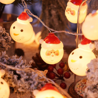 Santa Lighting Led Small Light String Lights Christmas Lights Iron Christmas Decorative Lights Christmas Tree Led Lights String