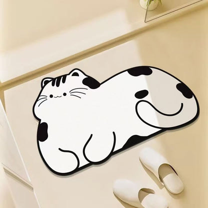 3D Animal Doormat, Cute Dog & Cat Door Mat, Funny Pet Entrance Rug for Bedroom Bathroom Home Decor