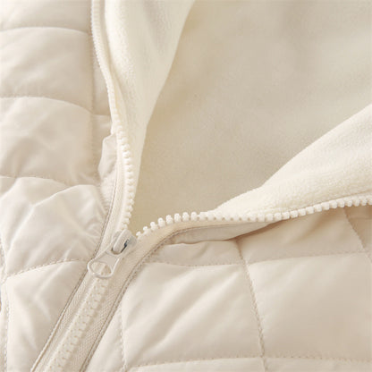 Warm Baby Fleece Romper – Cute Hooded Jumpsuit for Newborns & Growing Toddlers