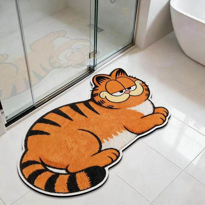 Diatom Mud Cute Pet-Themed Diatomaceous Earth Mat for Bathroom