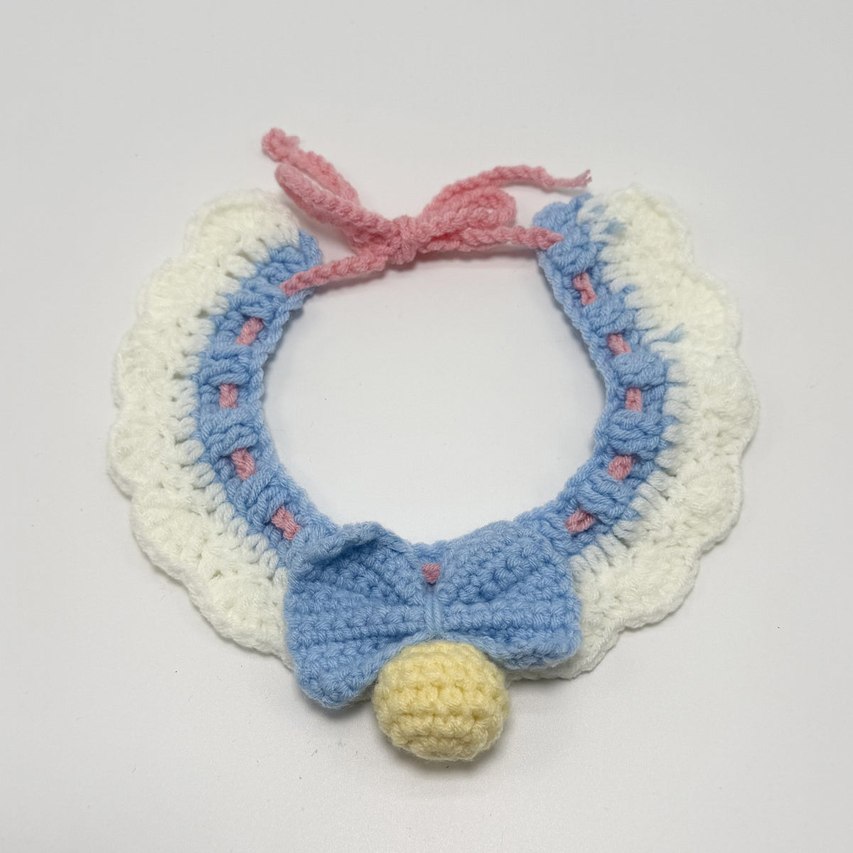 Cat Neck Scarf, Dog Bib, Christmas Knitted Pet Accessories, Collar, Yarn Bow Tie, Dog Drool Bib