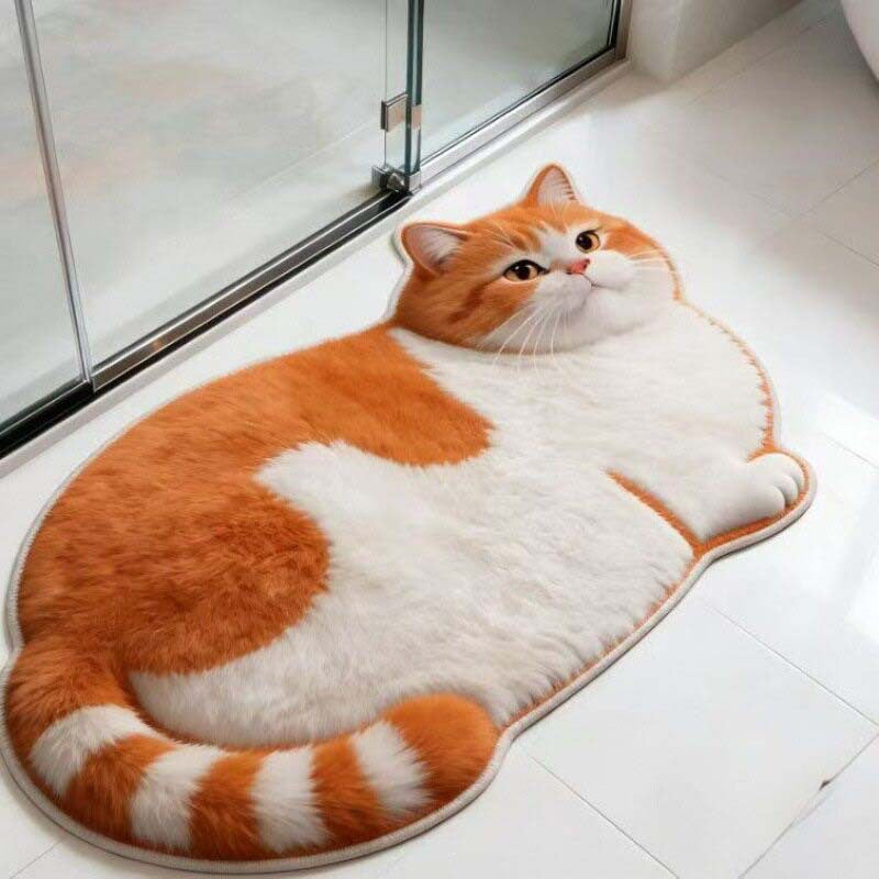 3D Dog Doormat, Funny Puppy Entrance Mat, Cute Animal Door Mat for Bedroom Bathroom & Home Decor
