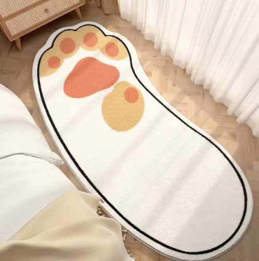 Cat Imitation Cashmere Carpet Bedroom Skin-Friendly Bedside Blanket Bay Window Mat Living Room Carpet