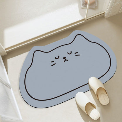 3D Animal Doormat, Cute Dog & Cat Door Mat, Funny Pet Entrance Rug for Bedroom Bathroom Home Decor