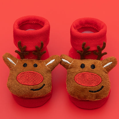 Newborn Baby Socks, Cute Christmas Baby Gift, Baby A-Grade Cotton Sock